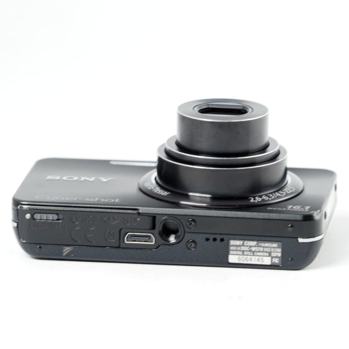 SONY デジタルカメラ Cyber-Shot W570 ブラック 1610万画素CCD 光学5倍 DSC-W570/B #14461