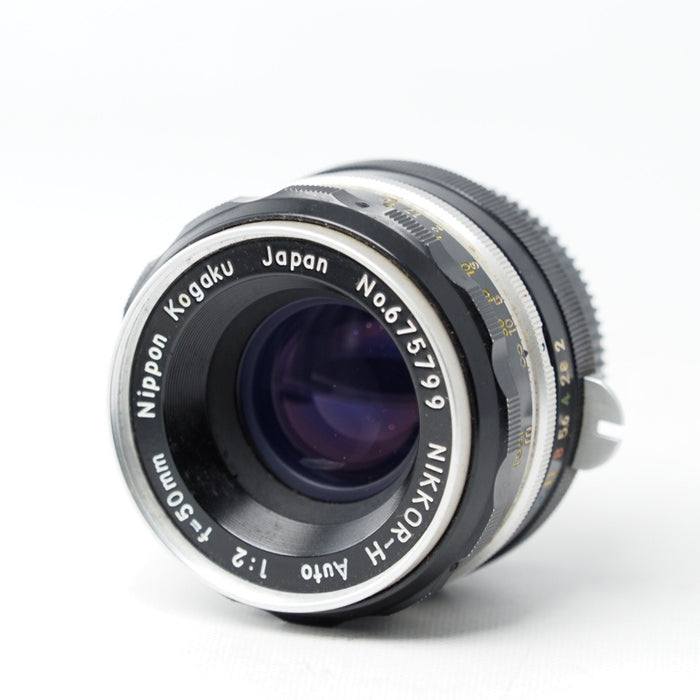 Nikon Nikkor-H Auto 50mm F2 非Ai 標準単焦点レンズ ニコン Fマウント #15445