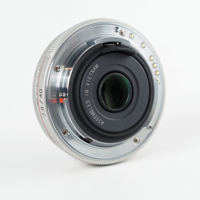 ペンタックス HD PENTAX-DA 40mm F2.8 Limited シルバー 軽量 薄型 パンケーキレンズ, DA リミテッド 21400 #13805