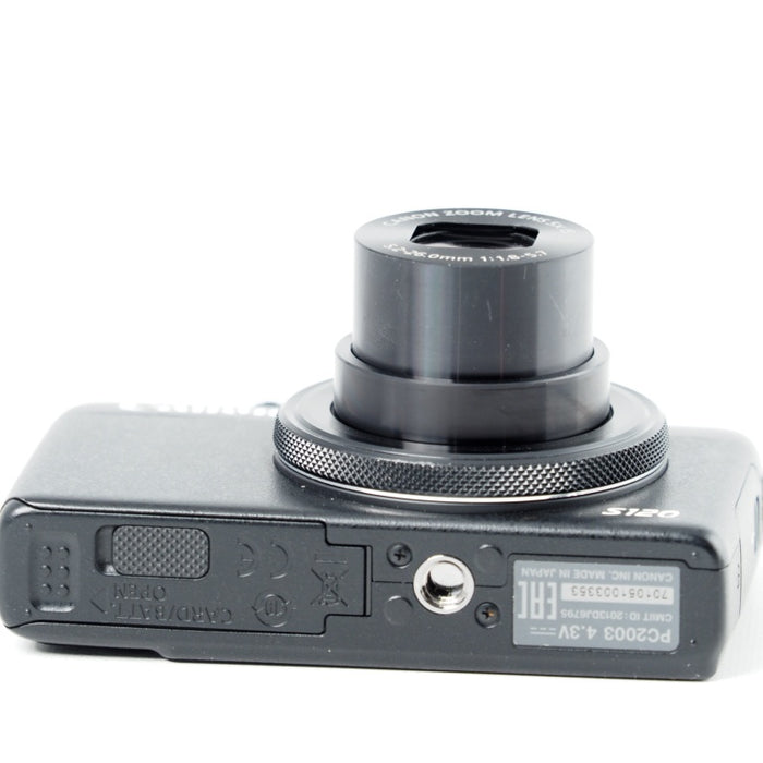 Canon キヤノン デジタルカメラ PowerShot S120 ブラック F値1.8 広角24mm 光学5倍ズーム PSS120(BK)  #14656