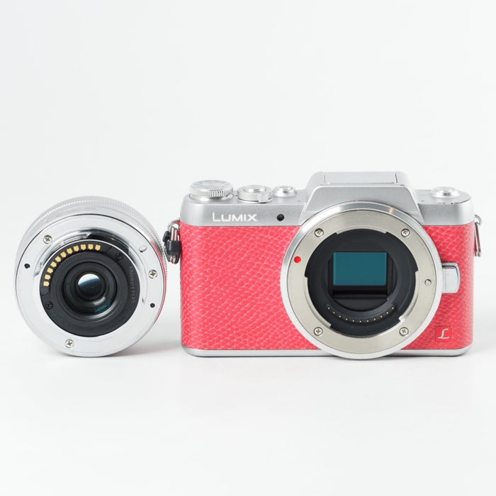 Panasonic LUMIX DMC-GF7 ダブルズームレンズキット 標準ズームレンズ/望遠ズームレンズ付属 ピンク DMC-GF7W-P パナソニック ミラーレス一眼カメラ #14272