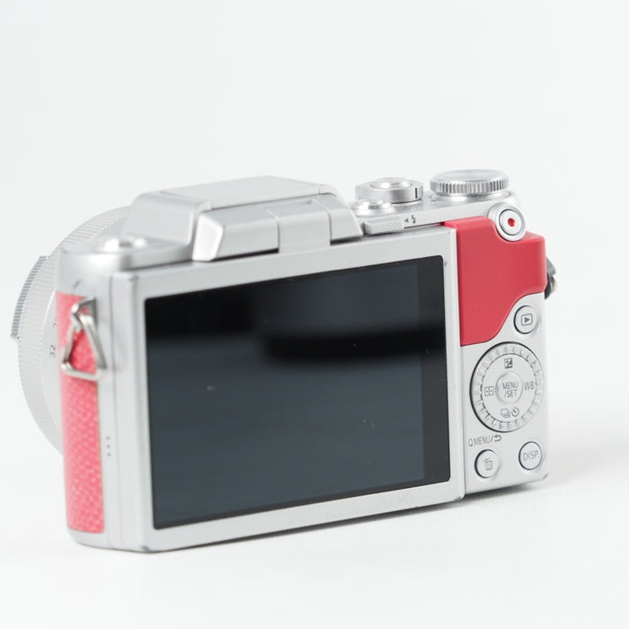 Panasonic LUMIX DMC-GF7 ダブルズームレンズキット 標準ズームレンズ/望遠ズームレンズ付属 ピンク DMC-GF7W-P パナソニック ミラーレス一眼カメラ #14272