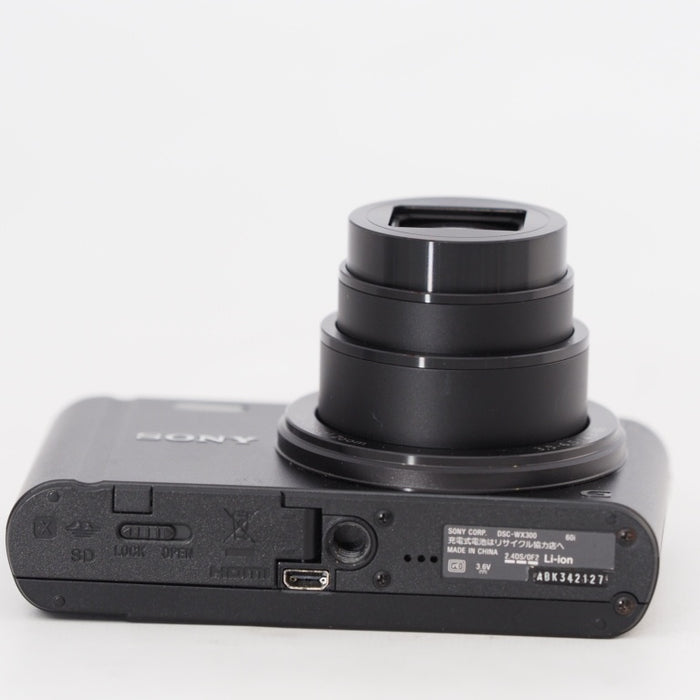 SONY ソニー デジタルカメラ Cyber-shot WX300 2110万画素 光学20倍 ブラック DSC-WX300(B)  #13231