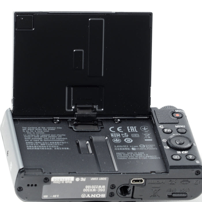 SONY Cyber-shot WX500 光学30倍ズーム 1820万画素 ブラック DSC-WX500 BC #15655