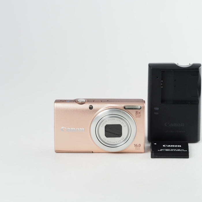 Canon デジタルカメラ PowerShot A4000IS ピンク 1600万画素 光学8倍ズーム PSA4000IS(PK) #13778