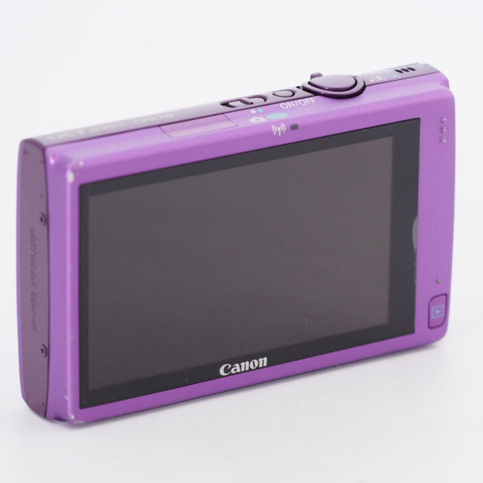 Canon キヤノン コンパクトデジタルカメラ IXY 430F パープル 1600万画素 光学5倍ズーム Wi-Fi IXY430F(PR)   #9951