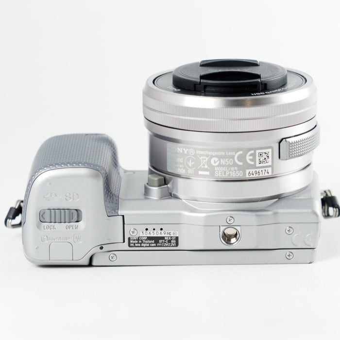 SONY ソニー デジタル一眼カメラ NEX-5T パワーズームレンズキット シルバー NEX-5T NEX-5TL-S #13786