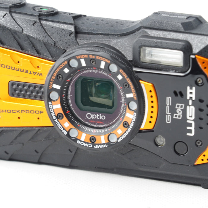 PENTAX Optio WG-2GPS シャイニーオレンジ 防水デジタルカメラ #15688
