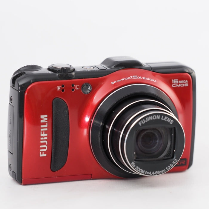 FUJIFILM デジタルカメラ FinePix F600EXR レッド 1600万画素 広角24mm光学15倍 F FX-F600EXR R #13094