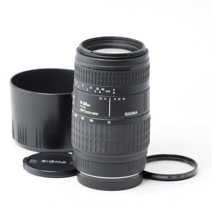 SIGMA 70-300mm F4-5.6 APO macro super キヤノンEFマウント #15088