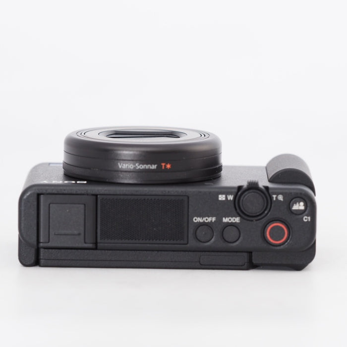 SONY ソニー VLOGCAM Vlog用カメラ ZV-1 シューティンググリップキット(同梱グリップ:GP-VPT2BTブラック、バッテリーパック+1個) ウィンドスクリーン付属 24-70mm F1.8-2.8 ズームレンズ ブラック ZV-1G B #13043