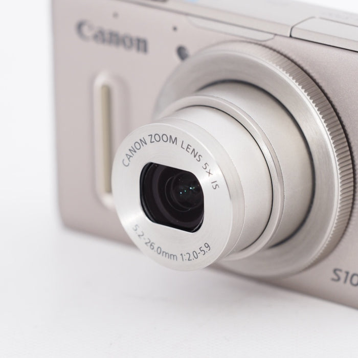 Canon キヤノン コンパクトデジタルカメラ PowerShot S100 シルバー PSS100(SL) 1210万画素 広角24mm 光学5倍ズーム 3.0型TFT液晶カラーモニター #11690