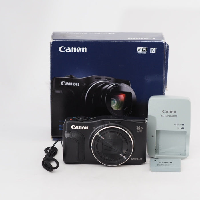 Canon キヤノン デジタルカメラ PowerShot SX710 HS ブラック 光学30倍ズーム PSSX710HS(BK)  #13247