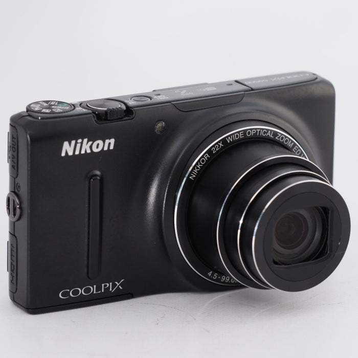 Nikon ニコン デジタルカメラ COOLPIX S9500 光学22倍ズーム Wi-Fi対応 マットブラック S9500BK #10950