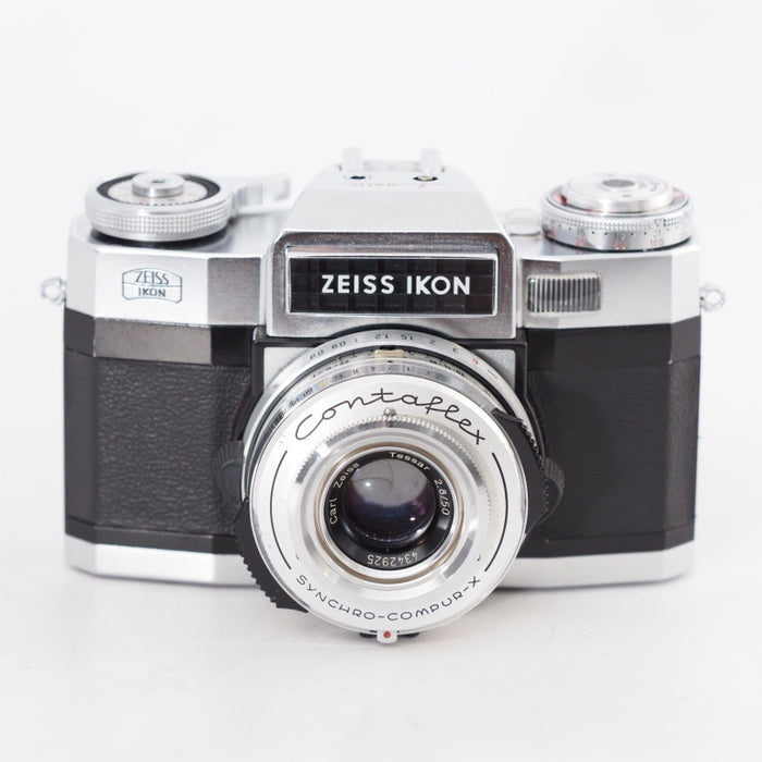 ZEISS IKON ツァイスイコン コンタフレックス スーパー Tessar 50mm F2.8 フィルム交換式マガジンバック 予備レンズ Carl Zeiss Tessar 50mm f2.8付属 #13014