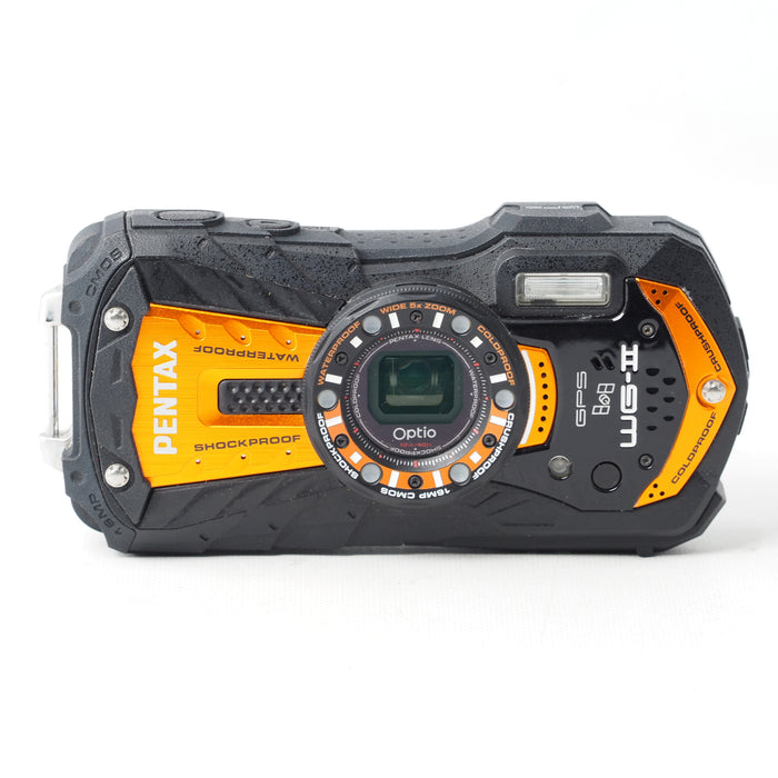 PENTAX Optio WG-2GPS シャイニーオレンジ 防水デジタルカメラ #15688
