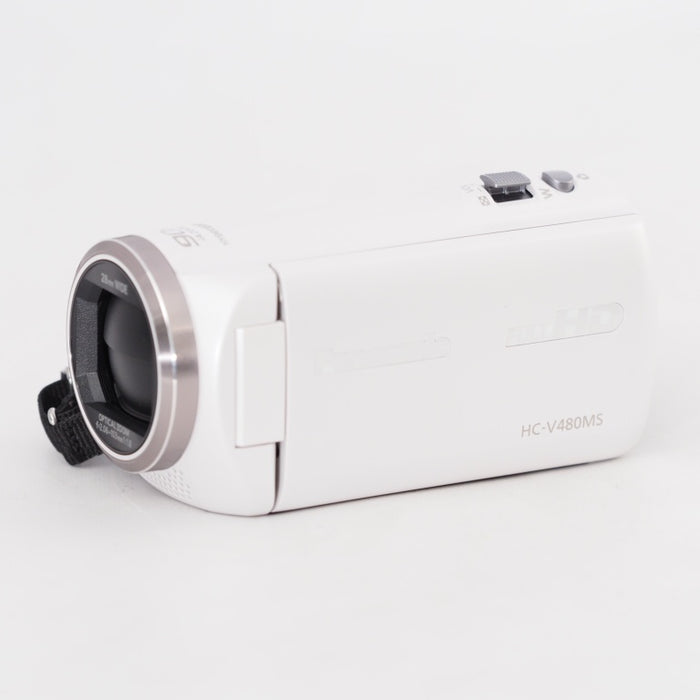 Panasonic パナソニック HDビデオカメラ V480MS 32GB 高倍率90倍ズーム ホワイト HC-V480MS-W #13374