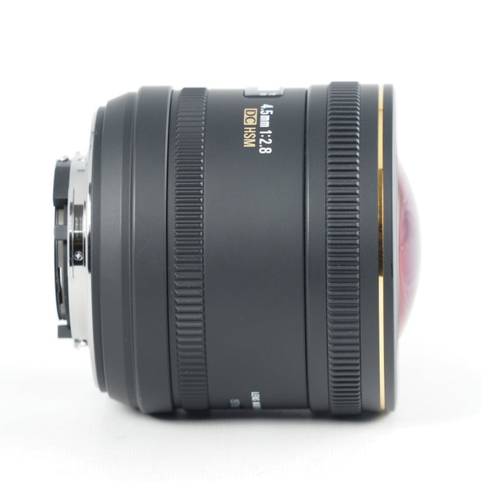 SIGMA シグマ 単焦点魚眼レンズ 4.5mm F2.8 EX DC CIRCULAR FISHEYE HSM ニコン Fマウント用 円周魚眼 APS-C用 486556 #13840