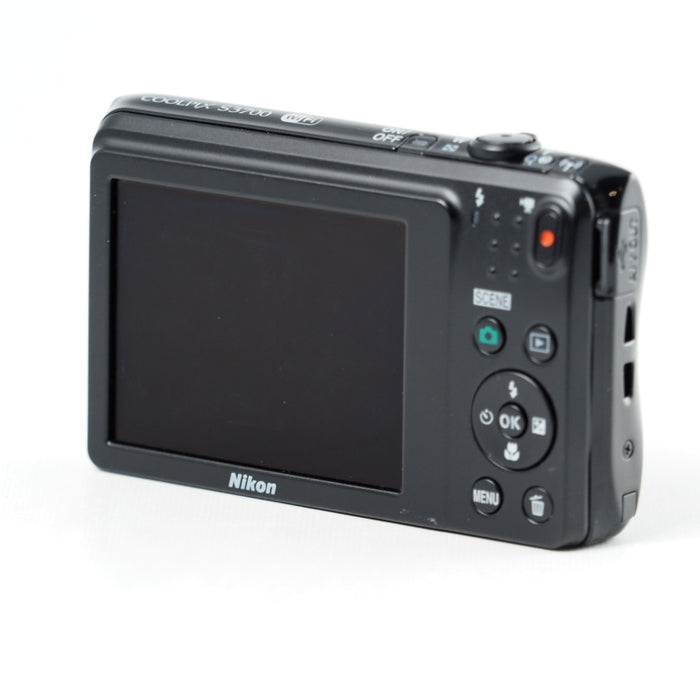 Nikon ニコン デジタルカメラ COOLPIX S3700 ブラック 光学8倍ズーム 2005万画素 クールピクス S3700BK #14107
