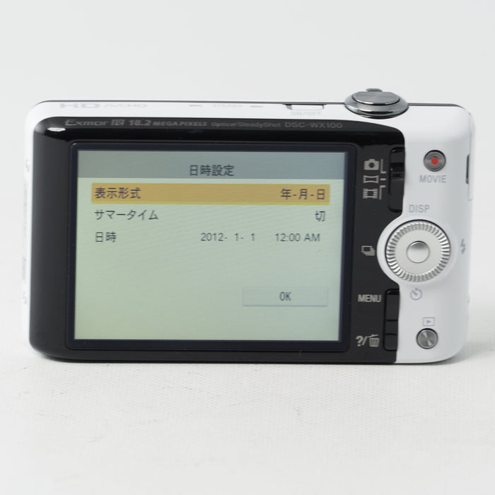 SONY Cyber-Shot WX100 ホワイト DSC-WX100(W) #15680