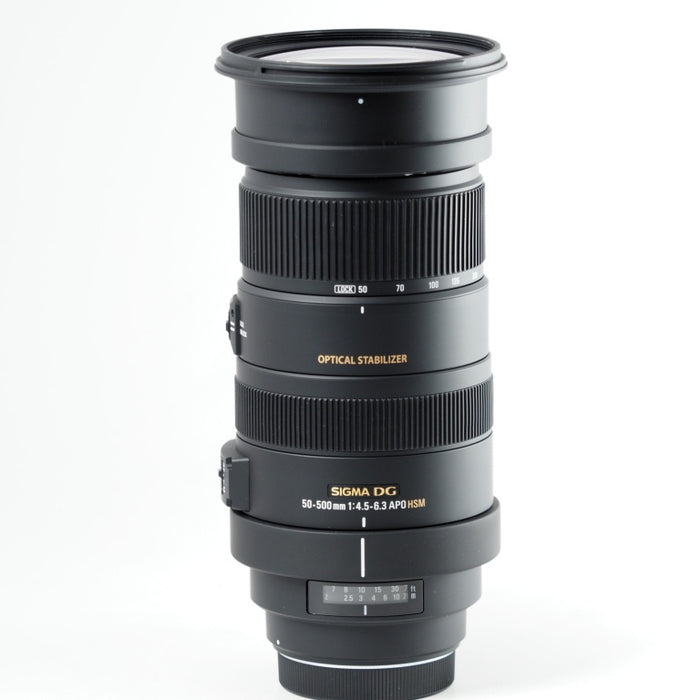 SIGMA シグマ 望遠ズームレンズ APO 50-500mm F4.5-6.3 DG OS HSM キヤノン EFマウント用 フルサイズ対応 高倍率ズーム 738549 #14094