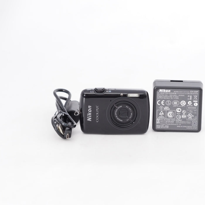 Nikon ニコン コンパクトデジタルカメラ COOLPIX S01 超小型ボディ タッチパネル液晶 ブラック S01BK #12990
