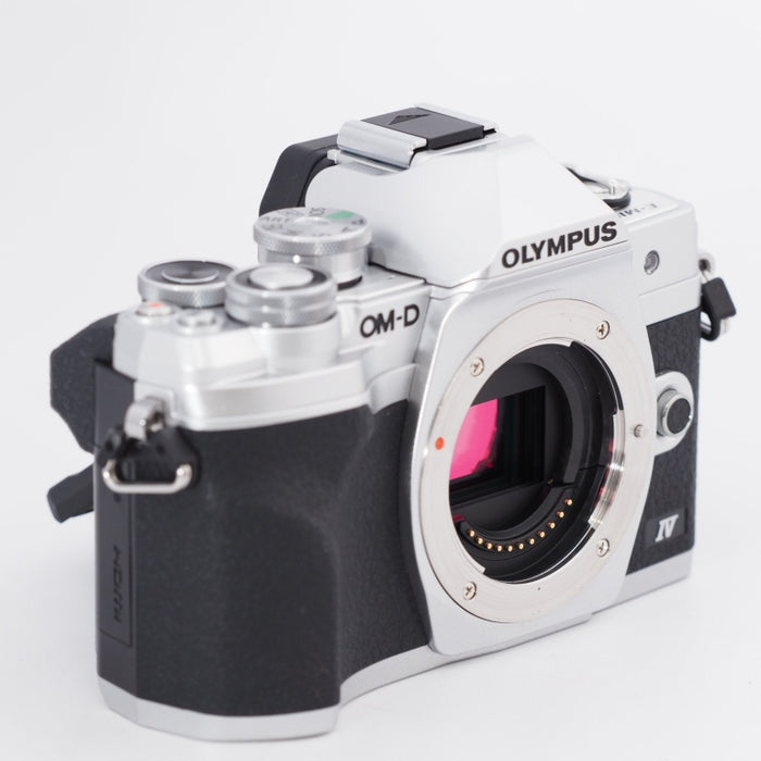 OLYMPUS OM SYSTEM オリンパス ミラーレス一眼カメラ OM-D E-M10 MarkIV ボディ シルバー #10500