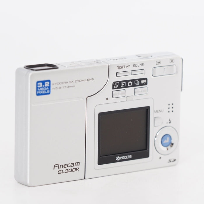 KYOCERA 京セラ Finecam SL300R シルバー キョーセラ コンパクトデジタルカメラ #12989