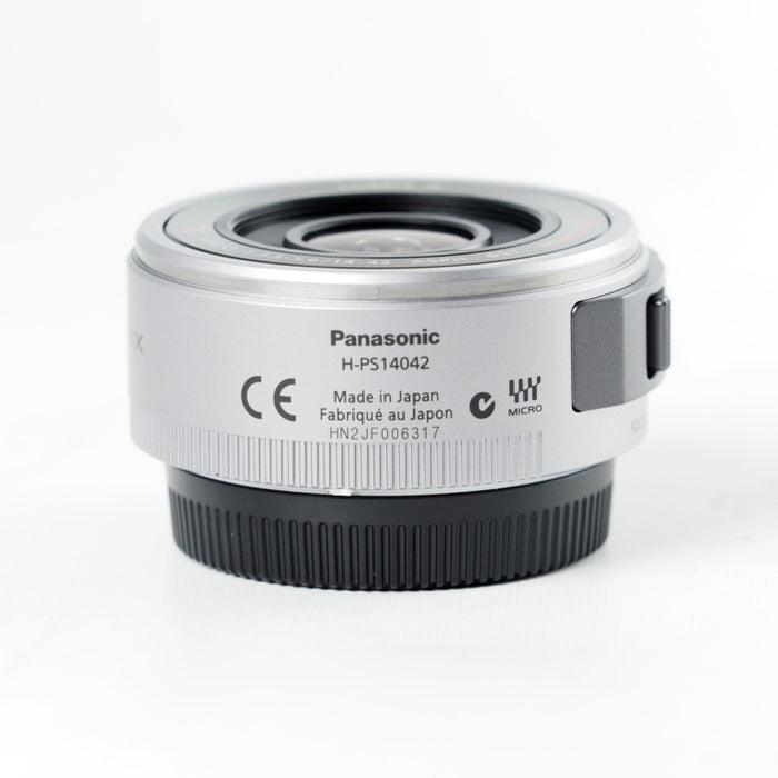 Panasonic LUMIX G X VARIO PZ 14-42mm/F3.5-5.6 ASPH./POWER O.I.S. シルバー H-PS14042-S マイクロフォーサーズ #14031