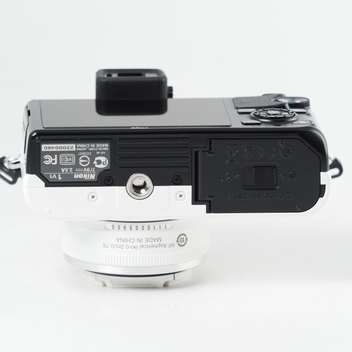 ニコン ミラーレス一眼カメラ Nikon 1 V1 薄型レンズキット ホワイト N1 V1ULK WH #14483
