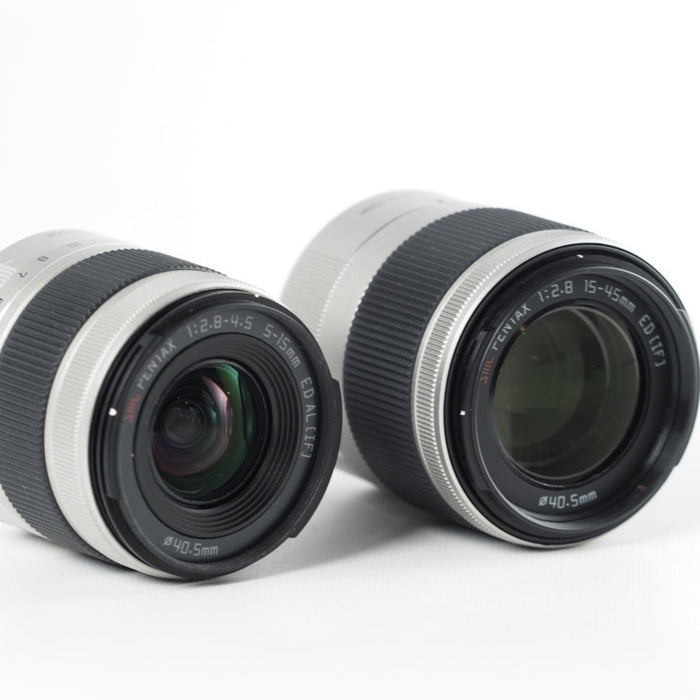 PENTAX ミラーレス一眼 Q7 ダブルズームキット シルバー [標準ズーム 02 STANDARD ZOOM ・望遠ズーム 06 TELEPHOTO ZOOM]  Q7 SILVER WZOOM KIT 11533 #13835