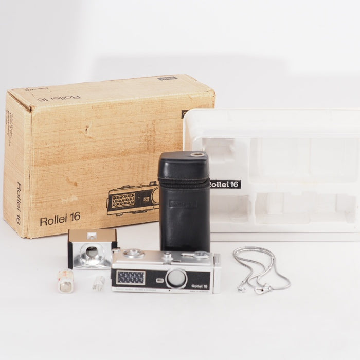 ROLLEI ローライ16 Tessar 2.8 25mm Rolleiflash 16 元箱付き #13464