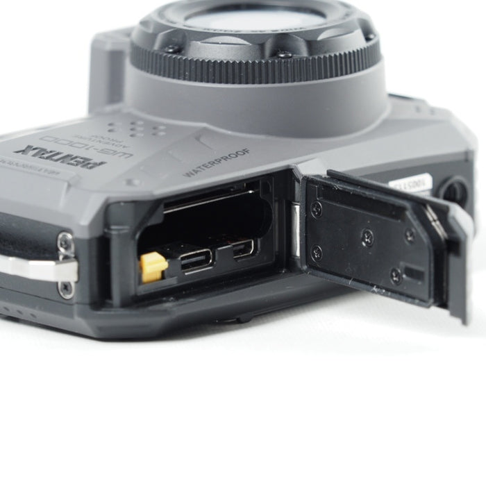 PENTAX ペンタックス WG-1000 グレー 本格防水デジタルカメラ 15m防水 (連続1時間) 2m耐衝撃 防塵仕様 2153 #11839