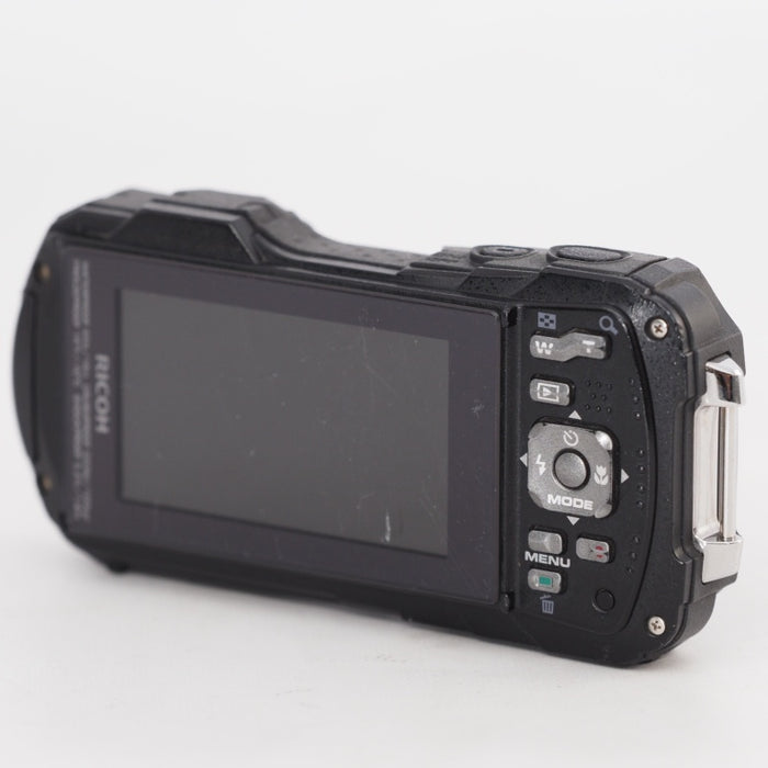 RICOH WG-80 BLACK リコー本格防水デジタルカメラ 14m防水 1.6m耐衝撃 防塵 -10℃耐寒 WG80 #13341