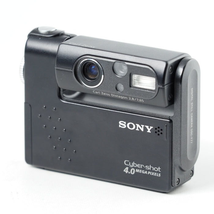 SONY Cyber-shot DSC-F77 400万画素 ブラック ソニー コンパクトデジタルカメラ 回転レンズ Carl Zeissレンズ #14609