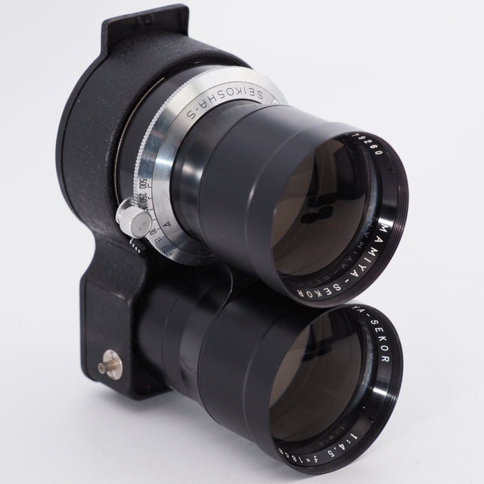 Mamiya マミヤ MAMIYA-SEKOR SUPER 1:4.5 f=180mm 二眼レフ カメラ レンズ ケース #9280