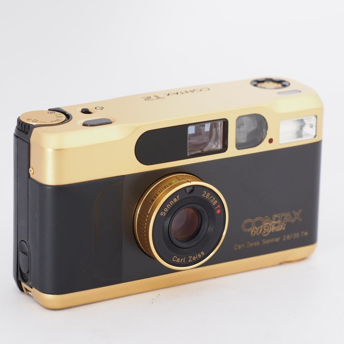 CONTAX T2 60th ゴールド 元箱 コンタックス コンパクトフィルムカメラ 60周年記念限定モデル #10703