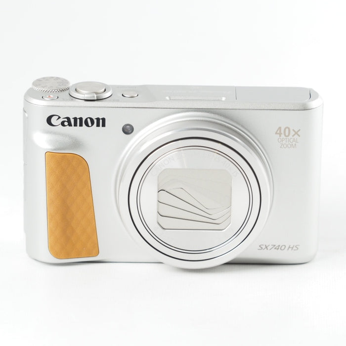 Canon キヤノン コンパクトデジタルカメラ PowerShot SX740 HS シルバー 光学40倍ズーム/4K動画/Wi-Fi対応 PSSX740HSSL #13870