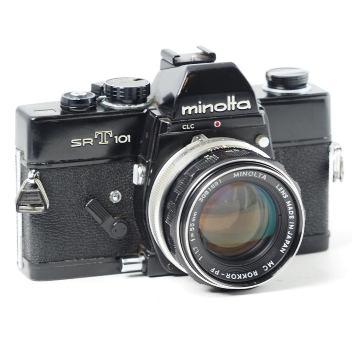 ミノルタ MINOLTA SRT 101 + MC ROKKOR-PF 55mm F1.7 ブラック #14425