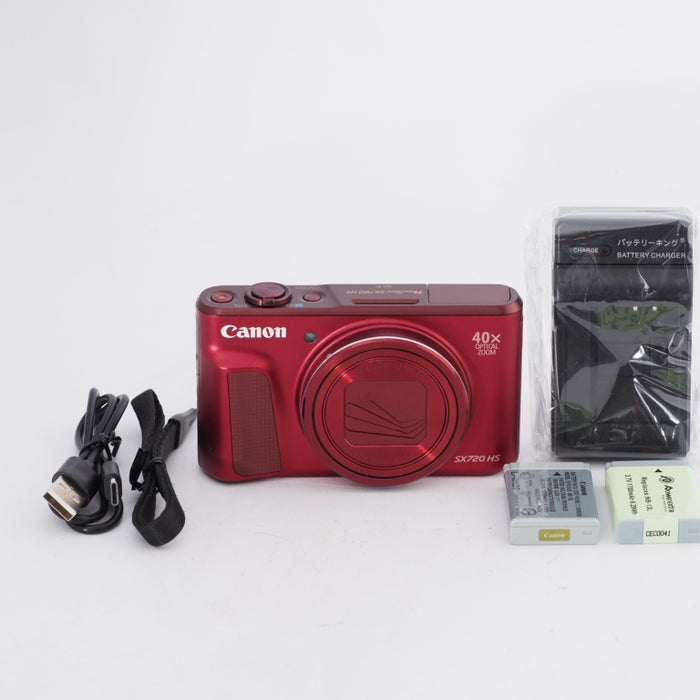 Canon キヤノン デジタルカメラ PowerShot SX720 HS レッド 光学40倍ズーム PSSX720HSRE #10948