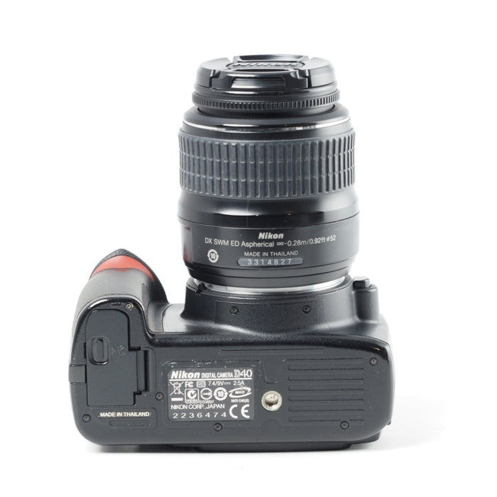 Nikon ニコン デジタル一眼レフカメラ D40 レンズキット ブラック D40BLK #14319