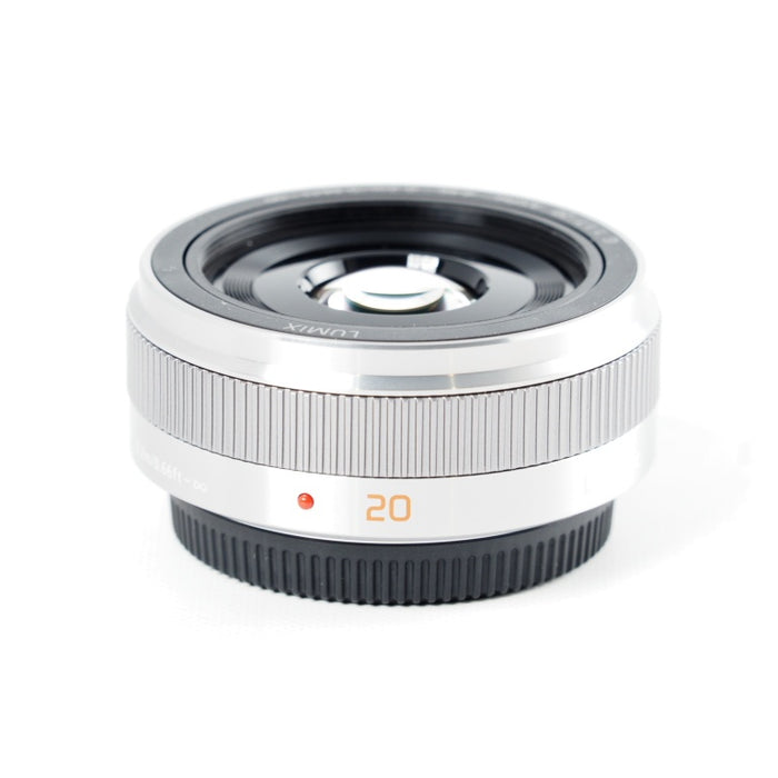 Panasonic パナソニック 単焦点レンズ マイクロフォーサーズ用 ルミックス G 20mm/F1.7 II ASPH. シルバー H-H020A-S #13752