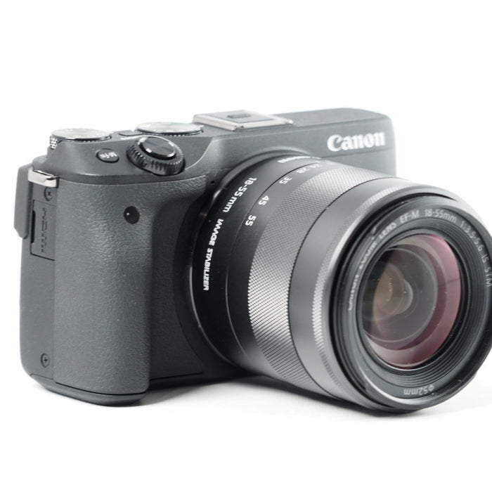 Canon ミラーレス一眼カメラ EOS M3 レンズキット ブラック EF-M18-55mm F3.5-5.6 IS STM 付属 EOSM3BK-1855ISSTMLK #14176