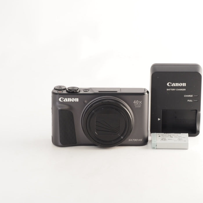 Canon キヤノン コンパクトデジタルカメラ PowerShot SX730 HS ブラック 光学40倍ズーム PSSX730HS(BK)  #13589