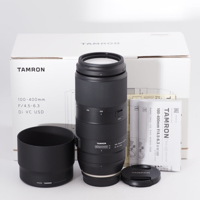 TAMRON タムロン 超望遠ズームレンズ 100-400mm F4.5-6.3 Di VC USD キヤノン用 フルサイズ対応 A035E #10150