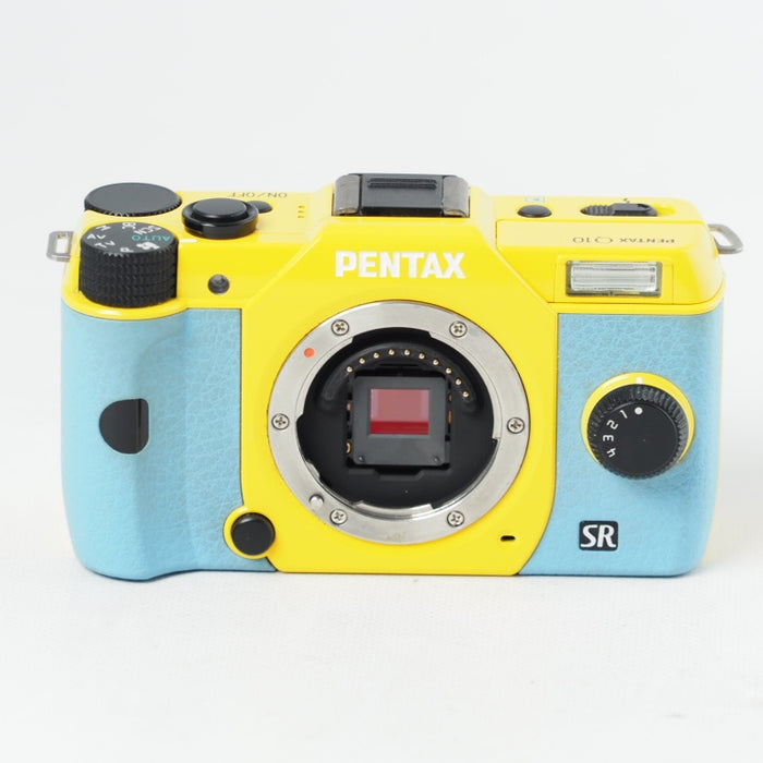 PENTAX Q10 ボディ オーダーカラー イエロー×ブルー ペンタックス ミラーレス一眼 12152 #14637