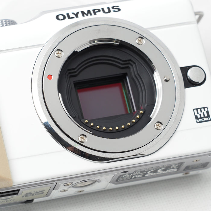 OLYMPUS PEN E-PL1レンズキット ホワイト E-PL1 LKIT WHT #15930