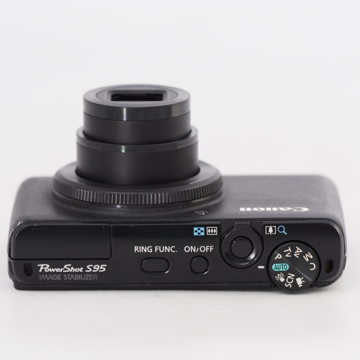 Canon キヤノン コンパクトデジタルカメラ Powershot S95 PSS95 1000万画素高感度CCD 光学3.8倍ズーム 広角28mm 3.0型液晶 F2.0 #13360