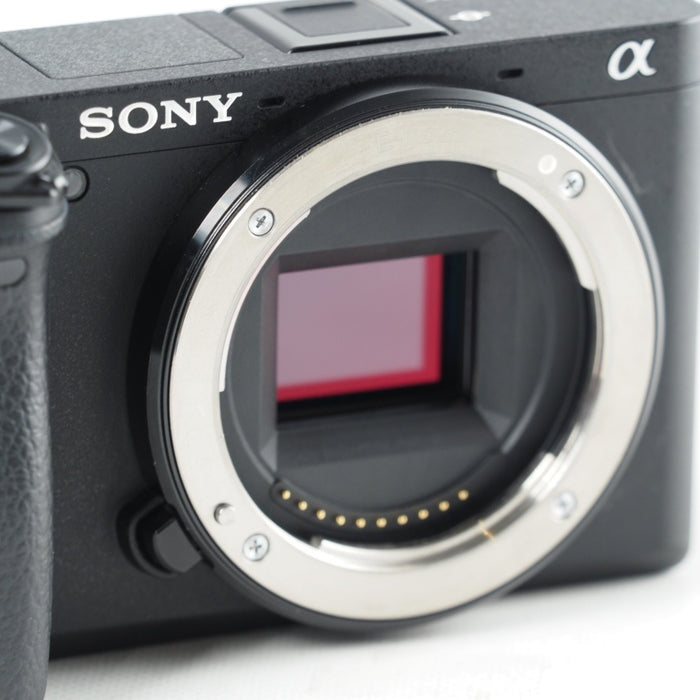 SONY ミラーレス一眼 α6400 ダブルズームレンズキット ILCE-6400Y BSELP1650 F3.5-5.6+SEL55210 F4.5-6.3 SEL55210 ブラック 【望遠レンズ付きキット】 #13992