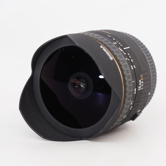 SIGMA シグマ 単焦点魚眼レンズ 15mm F2.8 EX DG DIAGONAL FISHEYE キヤノン EF用 フルサイズ対応 476403 #13236